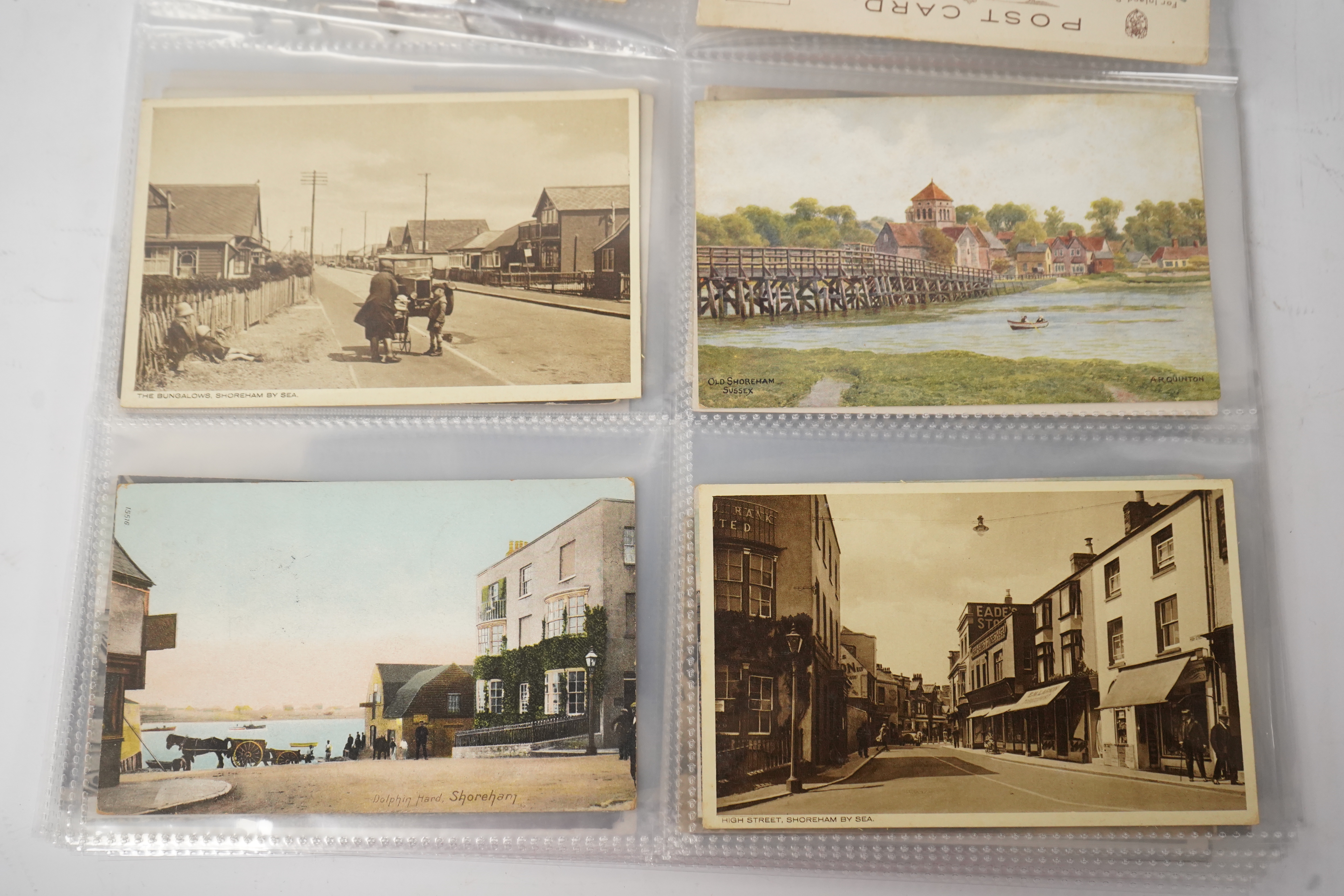 Shoreham by Sea & Environs; a group of sixty nine vintage postcards, mostly pre WW1 topography